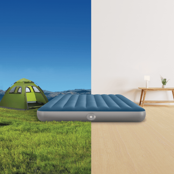 INTEX Saltea gonflabilă “Queen Prestige Downy” 152x203х25 cm cu pompa integrată  5V, până la 272 kg