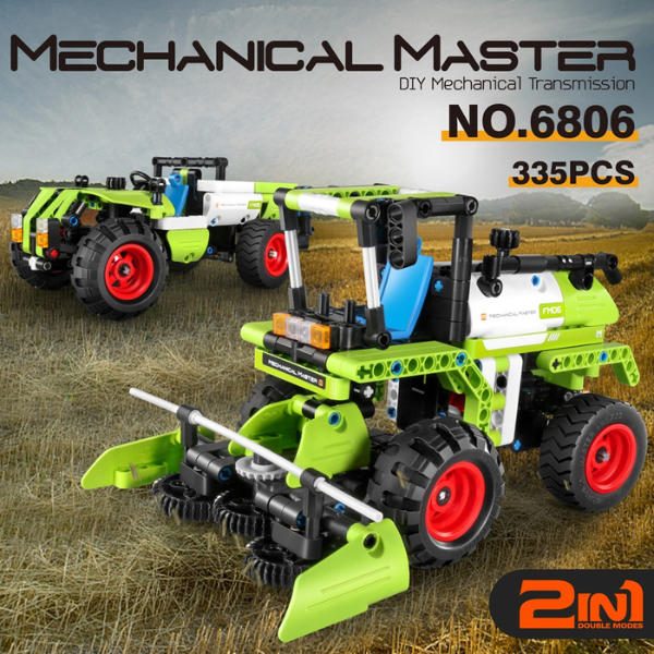 Конструктор 2 в 1 iM Master Mechanical Master - "Комбайн - Трактор", 335 элем.