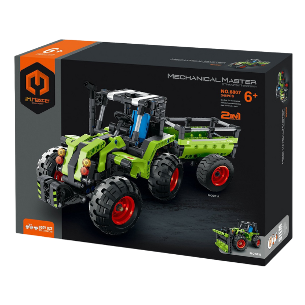 Конструктор 2 в 1 iM Master Mechanical Master - "Тракторы", 346 элем.