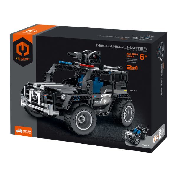 Конструктор 2 в 1 iM Master Mechanical Master - "Машина спецназа", 391 элем.