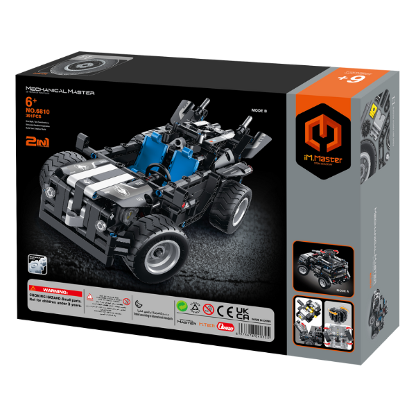 Конструктор 2 в 1 iM Master Mechanical Master - "Машина спецназа", 391 элем.