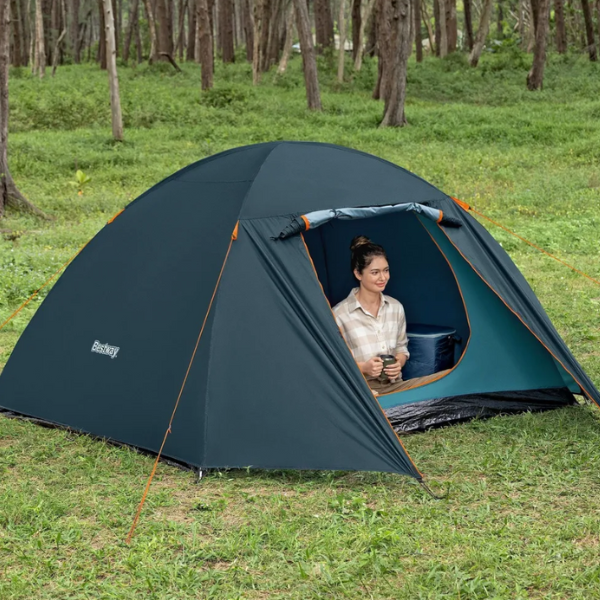 Bestway Палатка 4-местная "Alpine Dome 4 Tent" (70см+210см)x240x140см, полиэстер 190Т, 2000мм, 110гр/м2 РЕ
