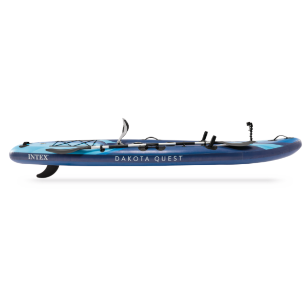 INTEX Надувной каяк "Dakota Quest" с веслами, насосом и сумкой, 320x89x20 см, до 160 кг