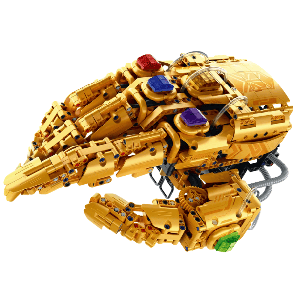 Set de construcție iM Master Mechanical Master „Mănușa lui Thanos”, 1329 piese