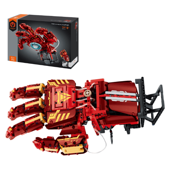 Set de construcție iM Master Mechanical Master „Mănușa Iron Man”, 1099 piese