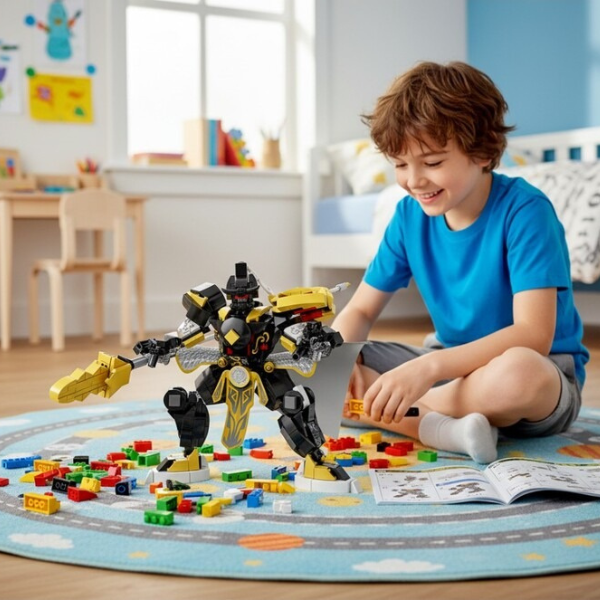 Конструктор 2 в 1 iM Master Mechanical Master - "Пять генералов-тигров: Чжан Фэй", 370 элем.