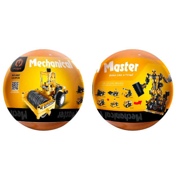 Конструктор в яйце iM Master Mechanical Master "Транспортные средства", 6 моделей, от 114 до 122 элем.