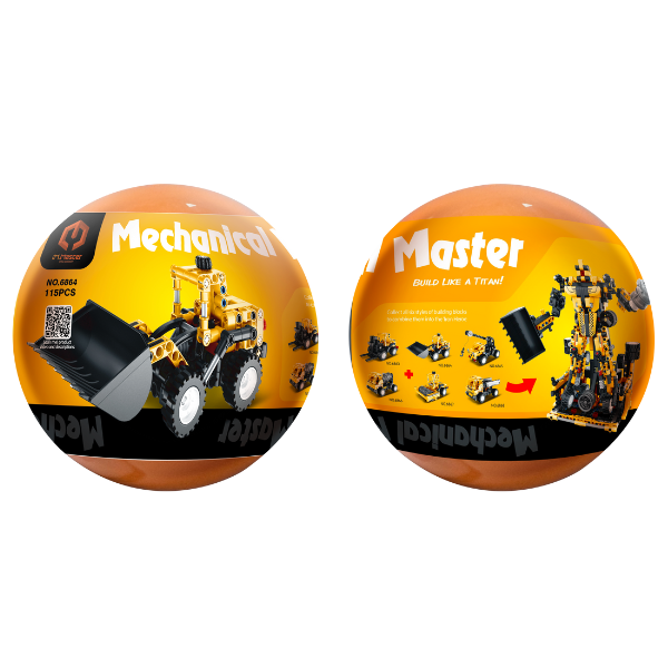 Конструктор в яйце iM Master Mechanical Master "Транспортные средства", 6 моделей, от 114 до 122 элем.