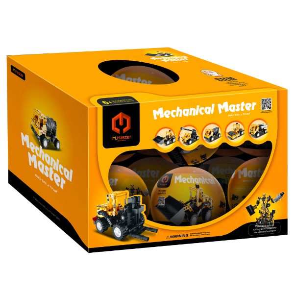 Конструктор в яйце iM Master Mechanical Master "Транспортные средства", 6 моделей, от 114 до 122 элем.