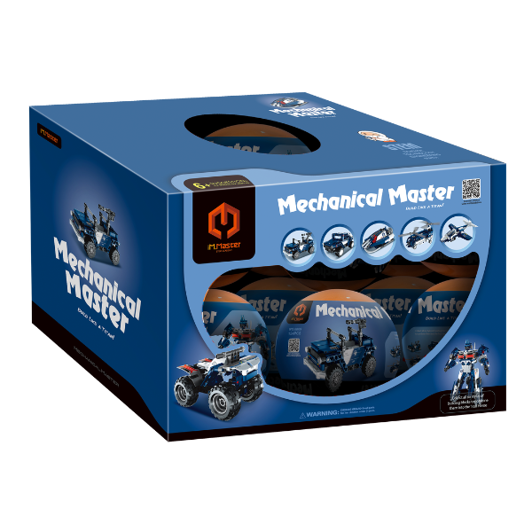 Конструктор в яйце iM Master Mechanical Master "Транспортные средства", 6 моделей, от 118 до 124 элем.
