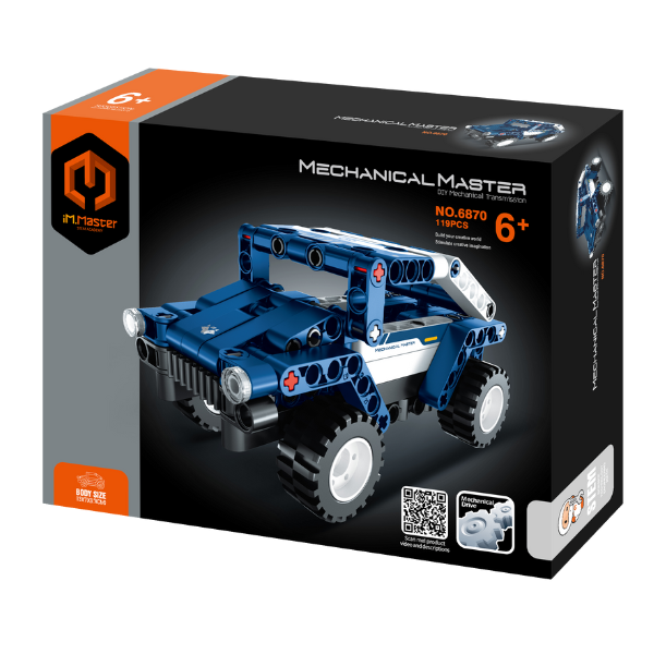 Set de construcție iM Master Mechanical Master „Vehicule”, 6 modele, de la 118 pană la 124 elemente