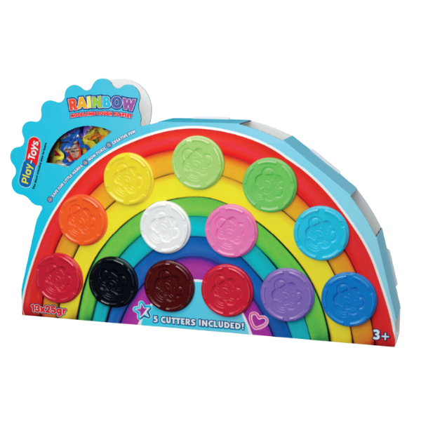 Cumpara  Aluat și nisip - Set de modelat - Culorile curcubeului, 13 cul..