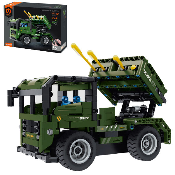 Конструктор 2 в 1 iM Master Mechanical Master "Военная машина", на пульте радиоуправления, 364 элем.