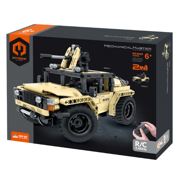 Конструктор 2 в 1 iM Master Mechanical Master "Танк", на пульте радиоуправления, 370 элем.