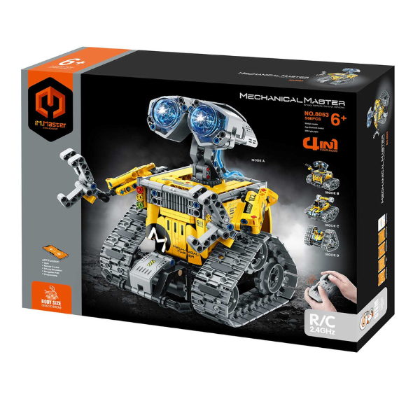 Конструктор 4 в 1, iM Master Mechanical Master "Робот ВАЛЛ-И", на пульте радиоуправления, 560 элем.