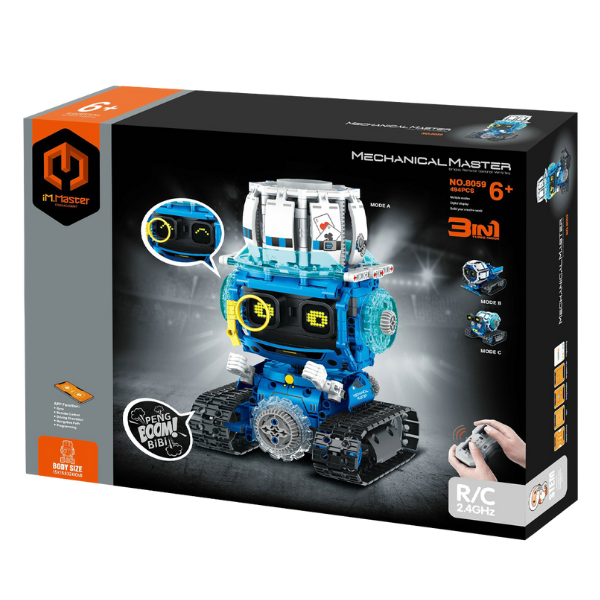 Конструктор 3 в 1 iM Master Mechanical Master "Робот - Детектив", на пульте радиоуправления 494 элем.