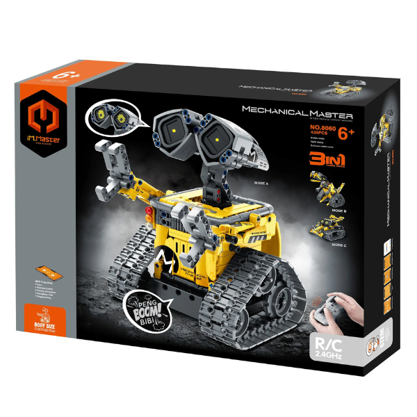 Конструктор 3 в 1, iM Master Mechanical Master "Робот ВАЛЛ-И", на пульте радиоуправления, 435 элем.
