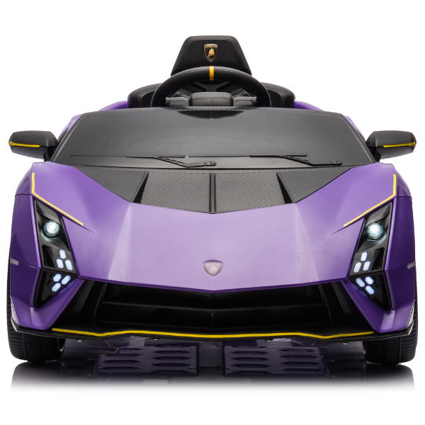 Машина LAMBORGHINI AUTENTICA, Аккумулятор 12V7AH, 4 мотора 25W, EVA колеса, кожаные сидения