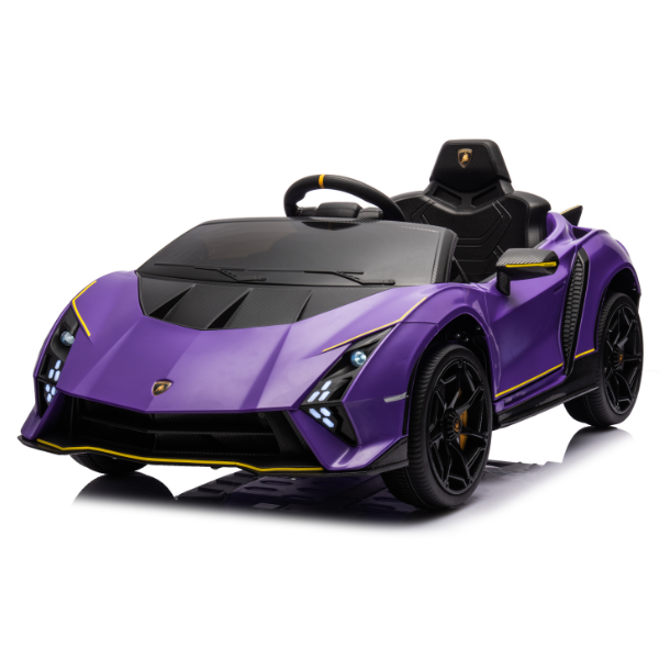 Машина LAMBORGHINI AUTENTICA, Аккумулятор 12V7AH, 4 мотора 25W, EVA колеса, кожаные сидения
