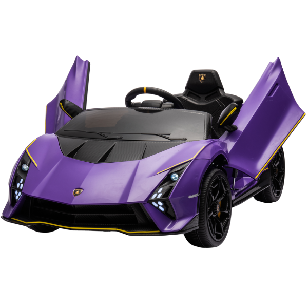 Машина LAMBORGHINI AUTENTICA, Аккумулятор 12V7AH, 4 мотора 25W, EVA колеса, кожаные сидения