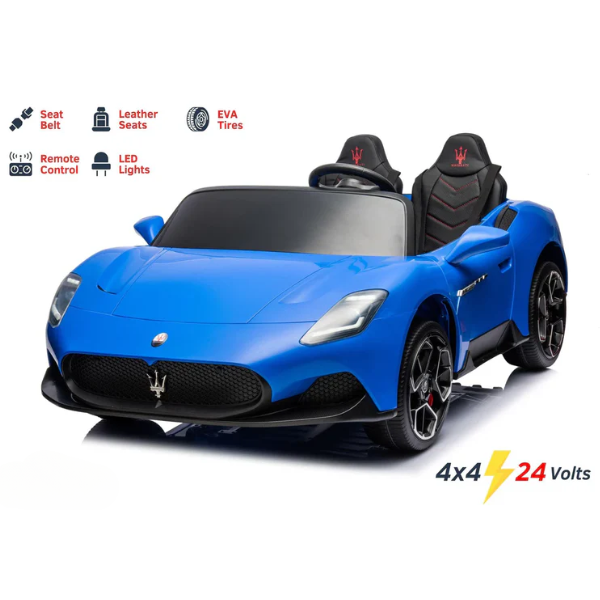 Машина MASERATI MC20, Аккумулятор 12V7AH, 2 мотора 60W, EVA колеса