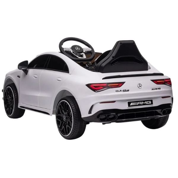 Машина MERDECES-BENZ CLA45, Аккумулятор 12V7AH, 2 мотора 90W, EVA колеса, кожаные сидения