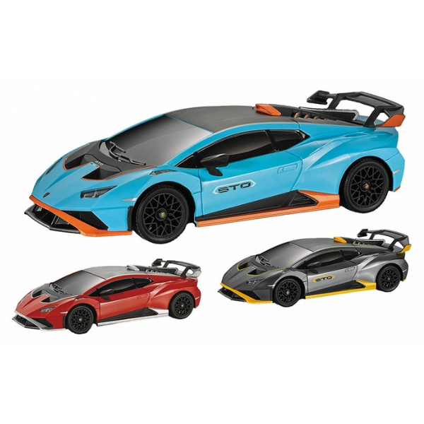 Lamborghini Huracan STO 1:24 cu telecomandă, 3 culori