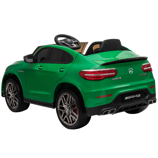 Машина MERCEDES-BENZ AMG GLC 63S, Аккумулятор 12V7AH, 2 мотора 35W, EVA колеса, кожаные сидения