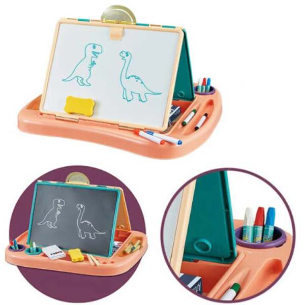 Set de desen 2în1, Albastru