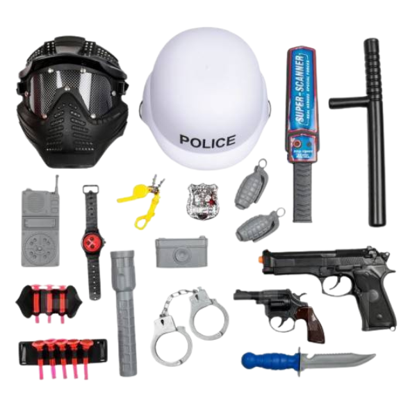 Set de polițist cu accesorii