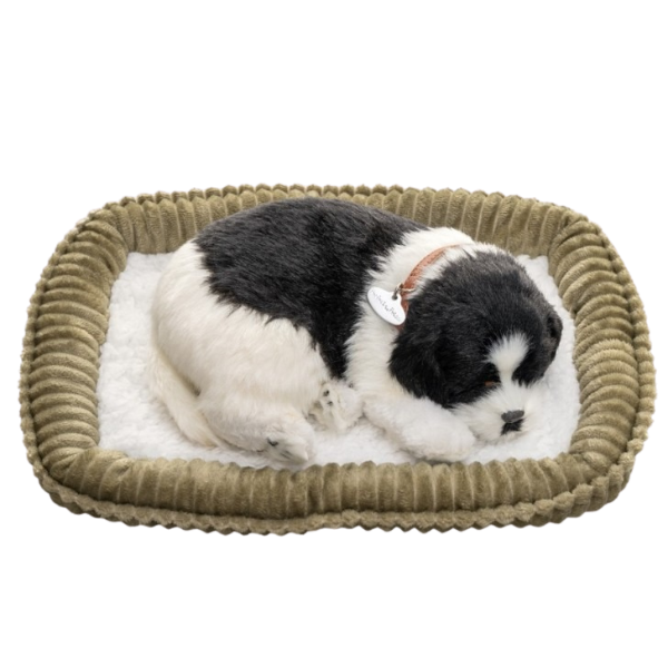 Щенок "Бордер-колли" с имитацией дыхания