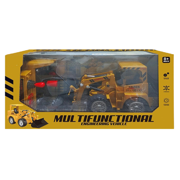 Vehicul multifuncțional de construcții cu telecomandă