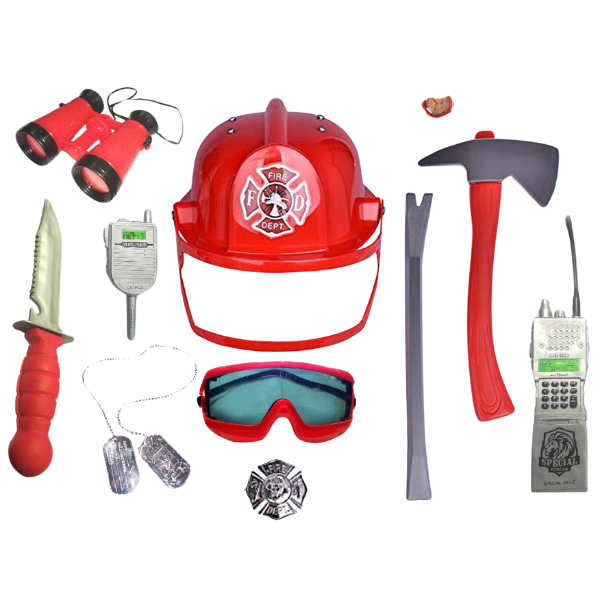 Set de pompier cu accesorii