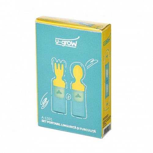 Set portabil lingurita si furculita, U-grow