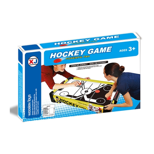 Air hockey de masă pentru copii, 51×30×8.5 cm