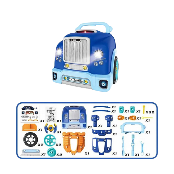 Set de joc: „Primul meu mecanic auto”, 59 piese
