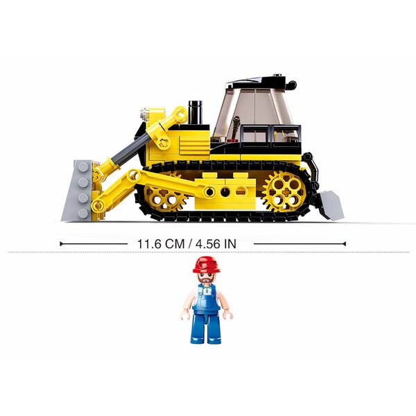 Set de construcție ”Buldozer”, 231 elem.