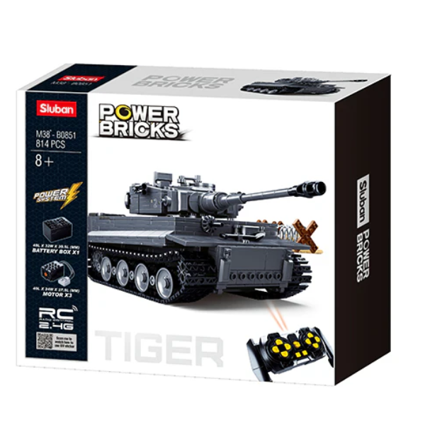 Set de construcție "Tanc Tiger", 814 elem.