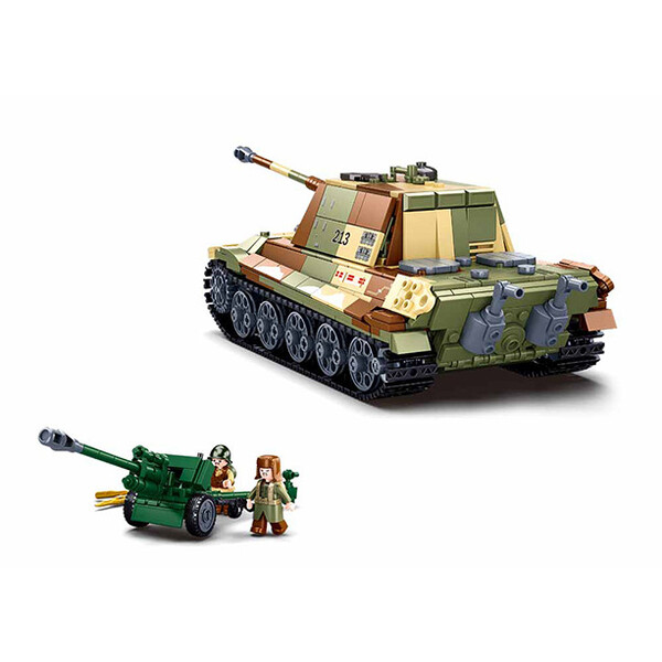 Конструктор Танк 2 в 1 "Королевский тигр", 930 элем.