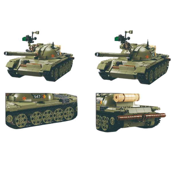 Set de construcție "Tanc T-54S", scara 1:35, 604 elem.