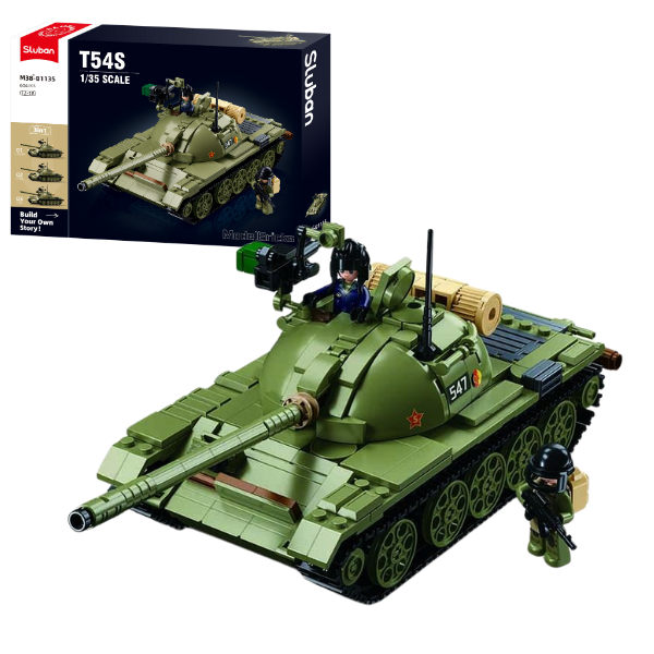 Set de construcție "Tanc T-54S", scara 1:35, 604 elem.