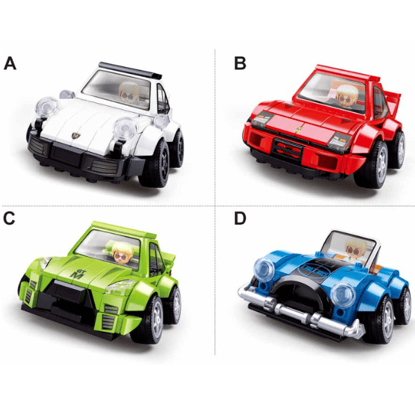 Set de construcție "Automobil de oraș", 4 modele, de la 157 pînă la 169 elem.