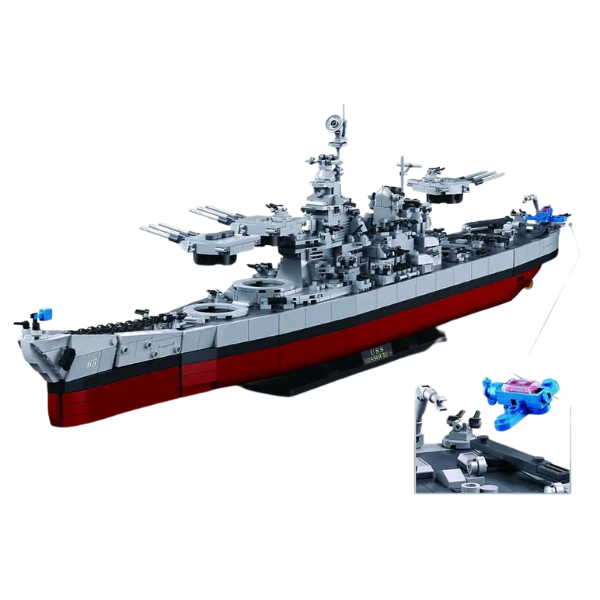 Set de construcție "Navă militară", scara 1:350, 1739 elem.