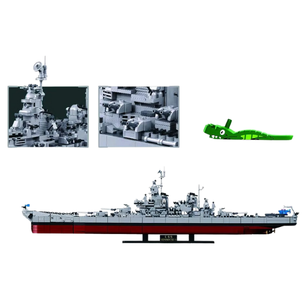 Set de construcție "Navă militară", scara 1:350, 1739 elem.