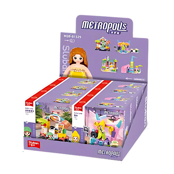 Set de construcție ”Mini seturi de joacă", 4 modele, de la 51 pînă la 100 elem.