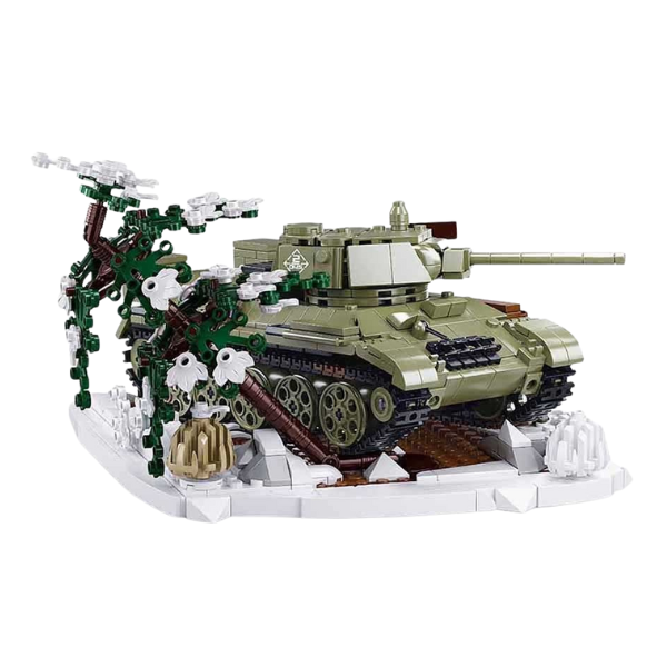 Set de construcție "Tanc Т-34", scara 1:35, cu telecomandă, 873 elem.