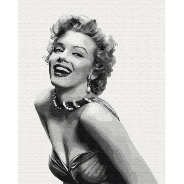 Pictură pe numere 40х50 cm (fără cutie) – Monroe de neuitat