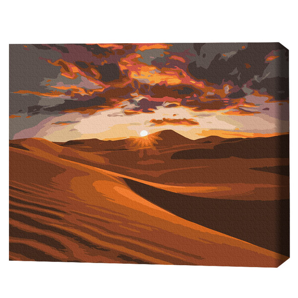 Cumpara  Picturi prin numere - Pictură pe numere 40*50 cm (în cutie) - Apus ..
