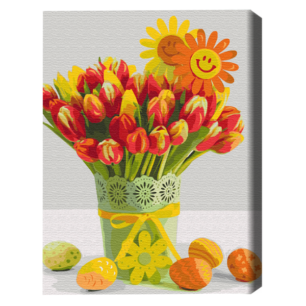 Cumpara  Creativitate/Logică - Pictură pe numere 40×50 (în cutie) – Lalele d..