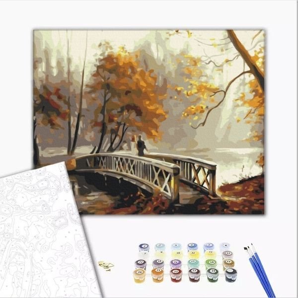 Pictură pe numere 40х50 cm (fără cutie) – Ceață de toamnă.